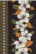 10ana vintage Hawaiian flowery panel fabric on apparel cotton fabric.