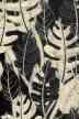 10batik Tropical Botanical Vintage Hawaiian Barkcloth Fabric -  leafy screen-printed batik, cotton apparel fabric.