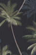 10malie vintage Hawaiian palm tree fabric on apparel cotton fabric.