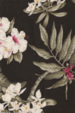 10pua panel, leafy, hibiscus, non-upholstery barkcloth, Hawaiian vintage style fabric
