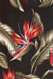 10wali bird of paradise, apparel cotton, tropical Hawaiian vintage style fabric