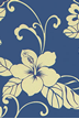 20hilo Pareo style floral with hibiscus, leaves and vines.