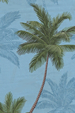 20malie vintage Hawaiian palm tree fabric on apparel cotton fabric.