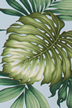 monstera
 		 and palm fronds - tropical vintage style, Hawaiian botanical fabric..