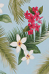 Nohea - Plumeria (frangipani) and palm fronds