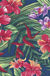 20palaiki  - tropical vintage style, Hawaiian botanical flower fabric.