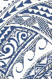 20tapalolo vintage Hawaiian vintage Abstract Stylized polynesian tattoo/tapa. 100% Cotton Poplin, 44/45