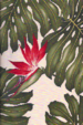Vintage Style Hawaiian Fabrics
 Tropical Botanical Vintage Hawaiian Barkcloth Fabric -  bird of paradise flowers,& monstera leaves on a cotton apparel fabric.