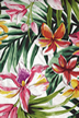 30momona Tropical Botanical Vintage Hawaiian Fabric Hibiscus & plumeria flowers, cotton apparel fabric.
