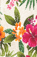 30ukuhi Tropical Hawaiian heliconia, hibiscus and plumeria flowers on an apparel.