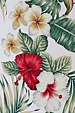 30wili plumeria, hibiscus bird of paradise, apparel cotton, tropical Hawaiian vintage style fabric