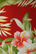 40wena - Barkcloth Hawaii Fabrics - Vintage Style Hawaiian Fabric
 Tropical Botanical Vintage Hawaiian Fabric Hawaiian botanical textile with hibiscus and orchid flowers cotton fabric.