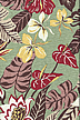70hui Atomic abstract Print Hawaiian floral fabric -  non-upholstery barkcloth  fabric