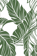Barkcloth Hawaii Fabrics - Vintage Style Hawaiian Fabrics 
		Tropical Botanical Vintage Hawaiian Barkcloth Fabric -  a leafy, botanical print, on a cotton apparel 
		fabric.
