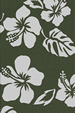 70pareau Tropical flowers on cotton poplin apparel fabric. 