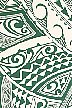 70tapa lolo - Vintage Style Hawaiian Fabrics Tropical Abstract Stylized polynesian tattoo/tapa.