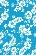 80alani white hibiscus and plumeria flowers, tropical Hawaiian cotton fabric.