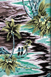 80isles Hawaiian vintage style fabric