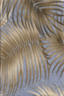 Mana Blue Tropical leaves on cotton nubby bark cloth - upholstery..