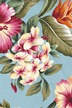 Olelo Aqua upholstery barkcloth fabric.