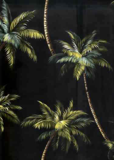 10makani - Palm Trees, cotton apparel fabric.
