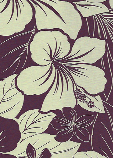 11piha pono Stylized hibiscus, plumeria (frangipani), orchids, palm fronds, and leaves.