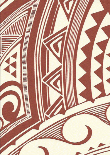 14tapa lolo Vintage Style Hawaiian Fabrics Tropical Abstract Stylized polynesian tattoo/tapa.