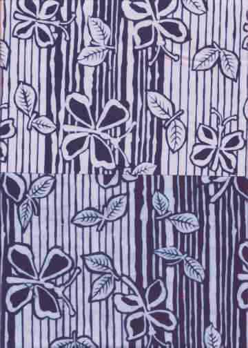 20indigoI Indigo blue reversible quilting or apparel fabric.