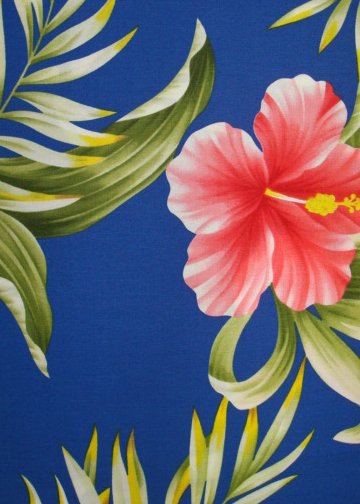 20wena - Barkcloth Hawaii Fabrics - Vintage Style Hawaiian Fabric Tropical Botanical Vintage Hawaiian Fabric Hawaiian botanical textile with hibiscus and orchid flowers cotton fabric.