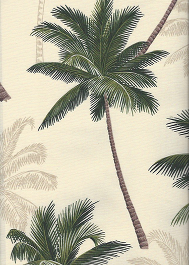 30malie - Barkcloth Hawaii - Timeless Hawaiian Fabrics For your Home& Body
			 Tropical vintage style, Hawaiian botanical palm tree fabric. cotton apparel fabric.