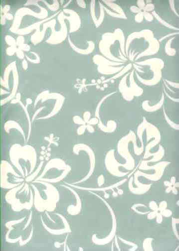 80wahi Tropical Botanical Vintage Hawaiian Fabric Hawaiian plumeria & hibiscus- on cotton poplin fabric apparel cotton Hawaiian vintage style fabric.