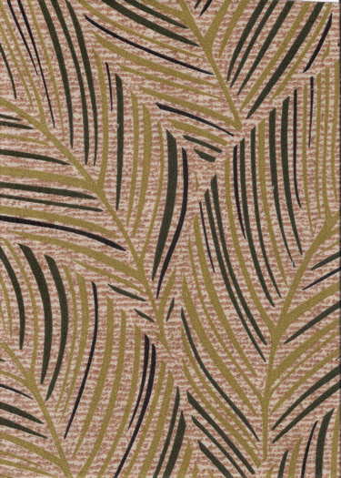 Puia Tropical Hawaiian Tropical Hawaiian palm leaves, cotton upholstery fabric..
