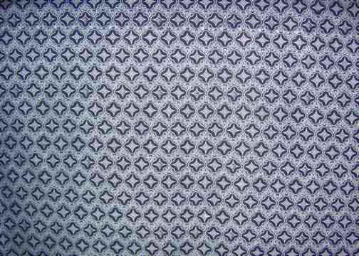 20indigoI Indigo blue reversible quilting or apparel fabric.