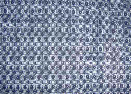 20indigoII Indigo blue reversible quilting or apparel fabric.