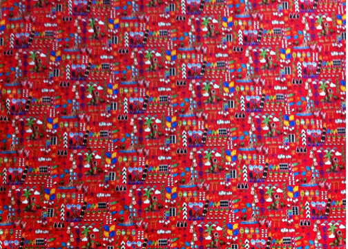 40nakeke Barkcloth Hawaii Fabrics - Vintage Style Hawaiian Fabrics Hula 
		Girls and other fun characters on cotton poplin apparel fabric.
