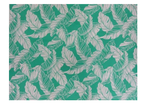 Barkcloth Hawaii Fabrics - Vintage Style Hawaiian Fabrics Tropical Botanical Vintage Hawaiian Barkcloth Fabric - 
			   a leafy botanical print, on a cotton apparel fabric