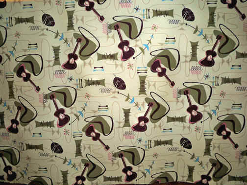 Atomic Abstract Jetson Nubby Barkcloth Fabric