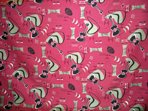 Atomic Abstract Jetson Nubby Barkcloth Fabric