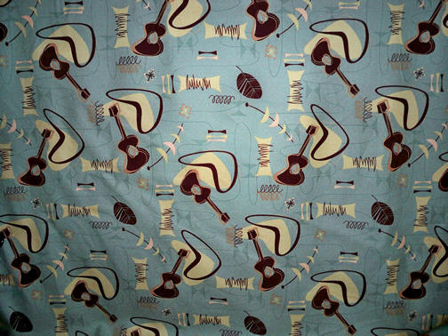 Atomic Abstract Jetson Nubby Barkcloth Fabric