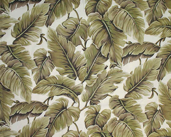 Maluhia Coffee Tropical Hawaiian Tropical Hawaiian Big leafy Hawaiian Tropical Low light Outdoor fabric.