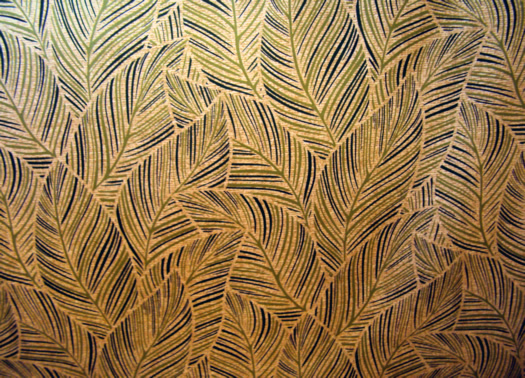 Puia Tropical Hawaiian palm leaves, cotton upholstery fabric.
