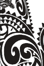 10kakao  - tattoo, ethnic clothing or curtain fabric.