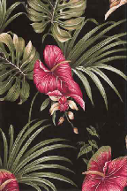 10lina - tropical vintage style, Hawaiian botanical fabric.