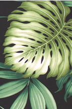 10miha - tropical vintage style, Hawaiian botanical fabric.