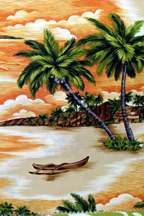 14uakea Vintage style Hawaiian scenic print