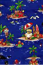 20kupueu - tropical vintage style, Hawaiian botanical fabric.