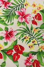 30hanu hawaiian vintage style fabric