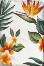30kupa Hawaiian tropical floral apparel fabric