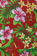 40hanu hawaiian vintage style fabric