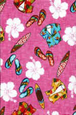 60awa Aloha shirts, slippers, surfboards tropical Hawaiian cotton fabric.